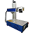 Επιτραπέζιο ενσωματωμένο ERP docking laser marking machine για σκληρό πλαστικό