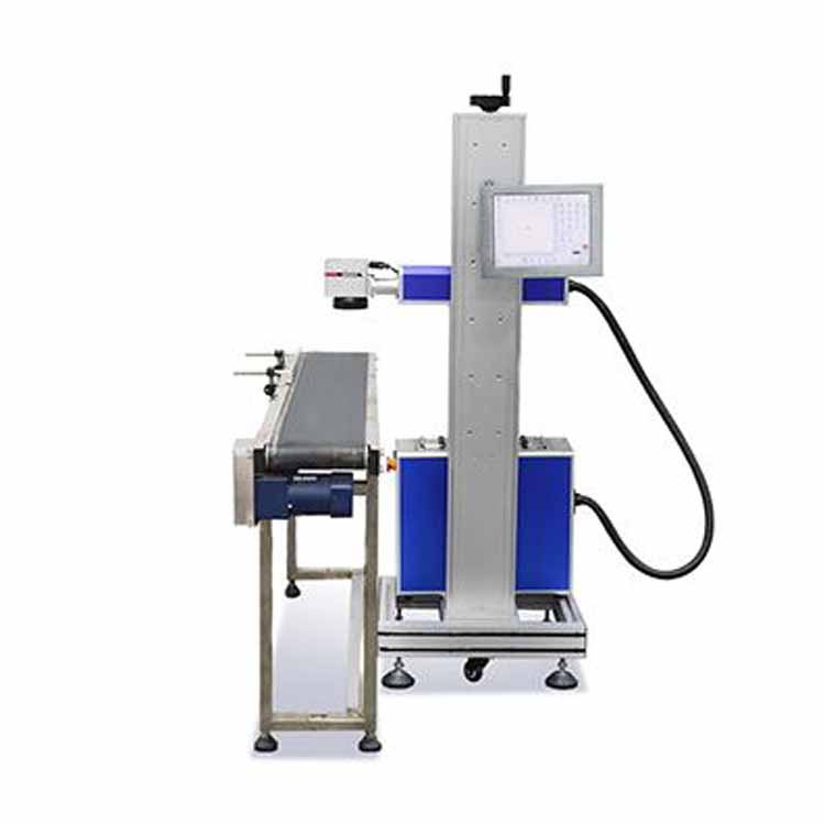 Fly Laser Marking Machine για γραμμή παραγωγής