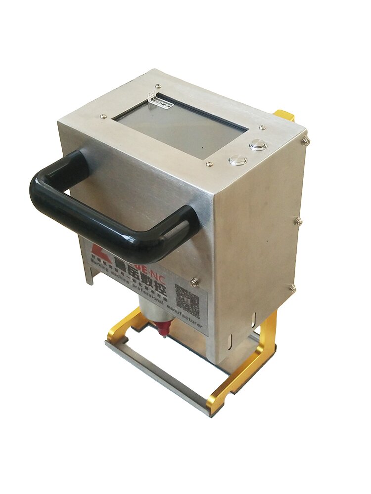 Φορητή ηλεκτρική μηχανή χάραξης, μηχάνημα κωδικοποίησης σφραγίδων χάλυβα σιδηροτροχιών